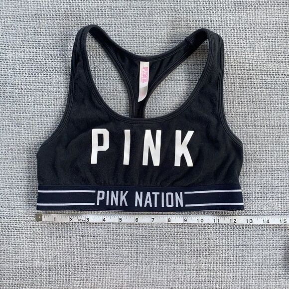 Pink Racerback Sports Bra - Picture 2 of 7